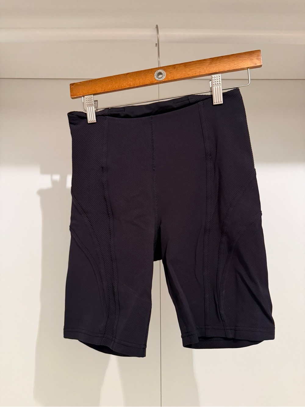 lululemon athletica Black High-Rise Athletic Bike Shorts